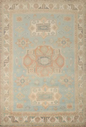 Vegetable Dye Kazak Oriental Area Rug 8x10