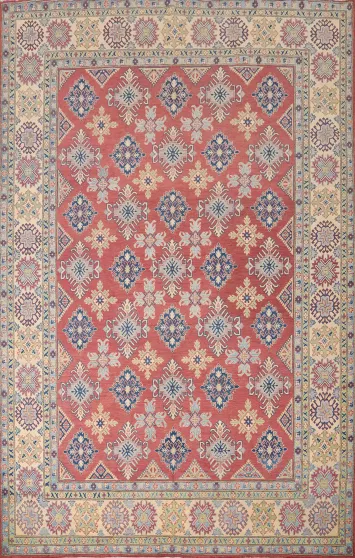 Vegetable Dye Kazak Large Area Rug 9x12