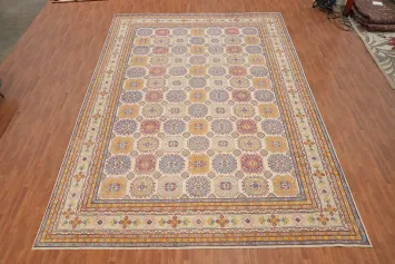 Vegetable Dye Kazak Oriental Large Rug 13x19