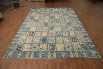 Vegetable Dye Kazak Oriental Large Rug 10x14