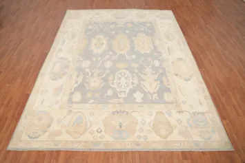 Vegetable Dye Oushak Oriental Area Rug 9x12