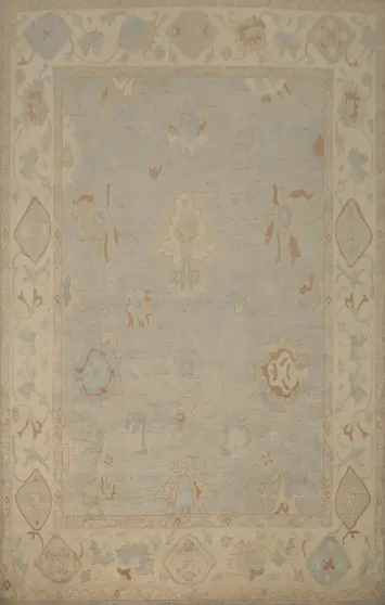 Vegetable Dye Oushak Oriental Area Rug 9x12