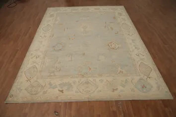 Vegetable Dye Oushak Oriental Area Rug 9x12