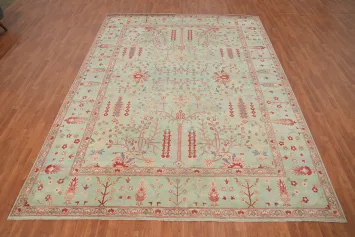 Vegetable Dye Kazak Handmade Large Area Rug 9x12