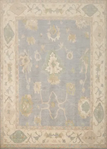 Vegetable Dye Oushak Handmade Area Rug 8x10