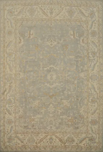Vegetable Dye Oushak Handmade Area Rug 8x10