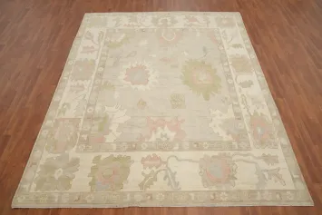 Vegetable Dye Oushak Handmade Area Rug 8x10