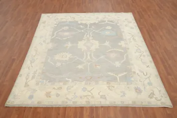 Vegetable Dye Oushak Handmade Area Rug 8x10
