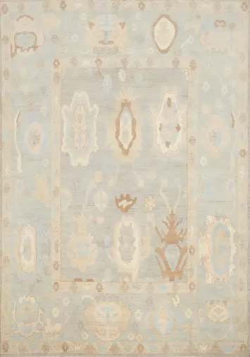 Vegetable Dye Oushak Handmade Area Rug 8x10