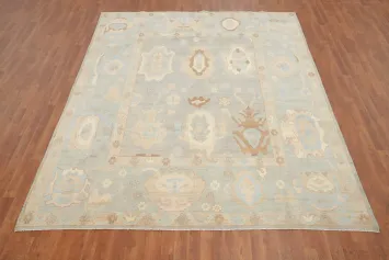 Vegetable Dye Oushak Handmade Area Rug 8x10