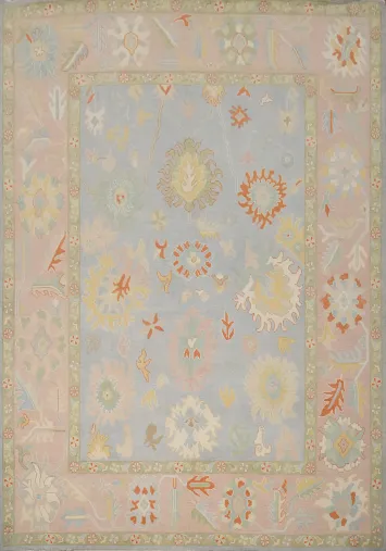 Handmade Oushak Vegetable Dye Area Rug 8x10