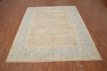 Vegetable Dye Oushak Oriental Area Rug 8x10