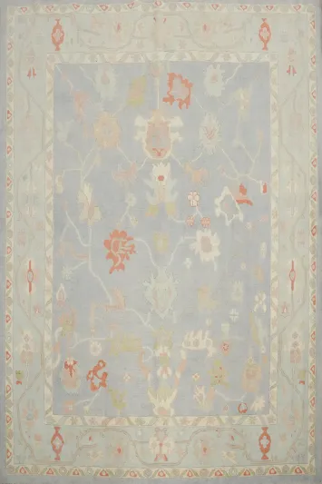 Handmade Oushak Vegetable Dye Area Rug 8x10