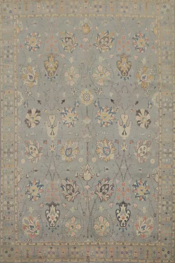 Floral Kazak Large Vegetable Dye Area Rug 9x12