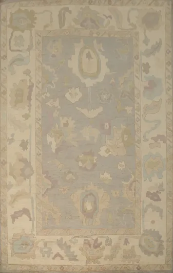 Vegetable Dye Oushak Oriental Large Rug 10x14