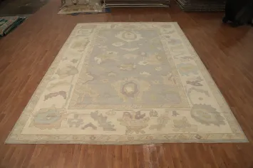 Vegetable Dye Oushak Oriental Large Rug 10x14