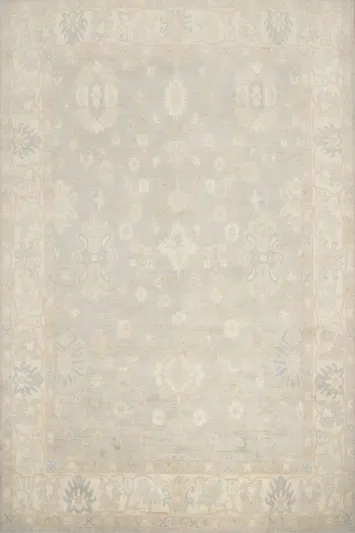 Vegetable Dye Oushak Handmade Area Rug 8x10