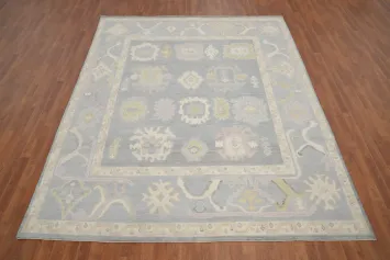 Vegetable Dye Oushak Handmade Wool Area Rug 8x10