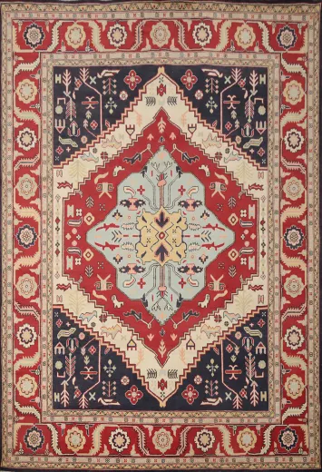 Vegetable Dye Heriz Handmade Area Rug 8x10