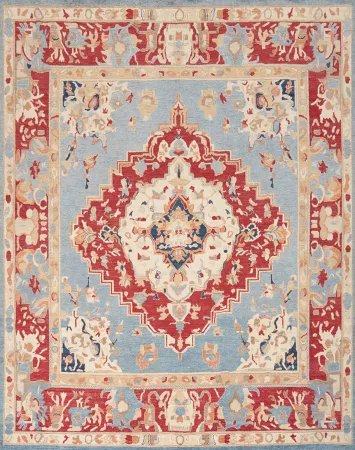 Vegetable Dye Oushak Square Large Rug 13x13