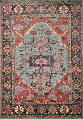 Vegetable Dye Chobi-Peshawar Oriental Area Rug 8x10