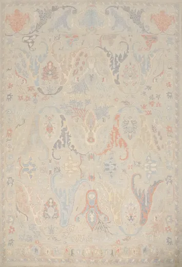 Handmade Chobi-Peshawar Vegetable Dye Area Rug 8x10