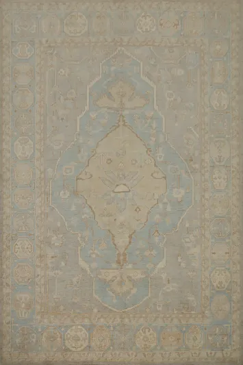 Vegetable Dye Oushak Oriental Area Rug 8x10