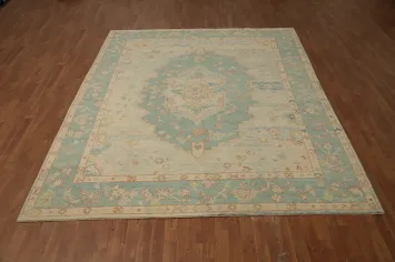Vegetable Dye Oushak Handmade Area Rug 8x10