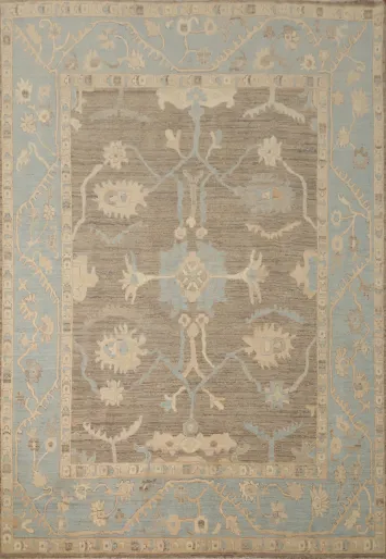 Handmade Oushak Vegetable Dye Area Rug 8x10