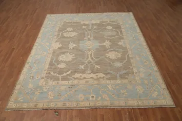 Handmade Oushak Vegetable Dye Area Rug 8x10
