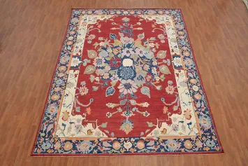 Vegetable Dye Oushak Oriental Large Rug 10x14