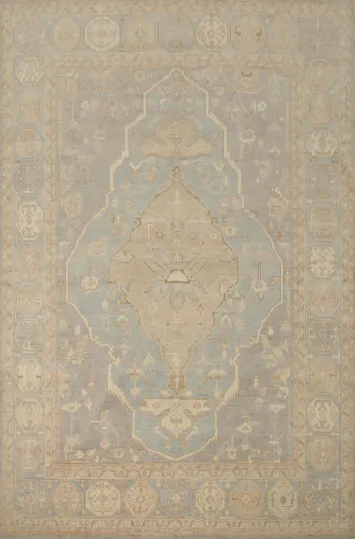Vegetable Dye Oushak Oriental Area Rug 8x10