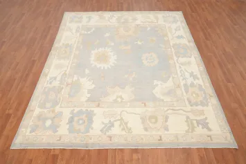 Vegetable Dye Oushak Wool Area Rug 8x10