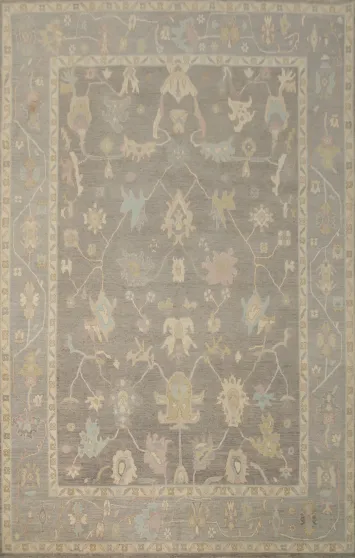 Vegetable Dye Oushak Oriental Area Rug 9x12