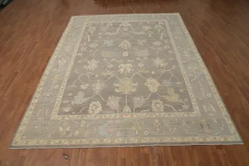 Vegetable Dye Oushak Oriental Area Rug 9x12