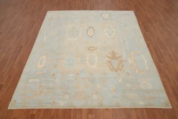 Handmade Wool Oushak Vegetable Dye Area Rug 8x10