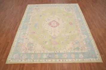 Light Green Heriz Serapi Vegetable Dye Area Rug 8x10