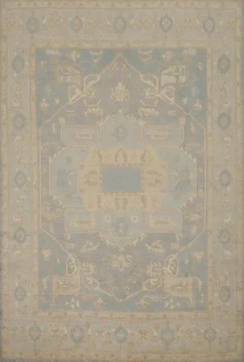Vegetable Dye Oushak Oriental Area Rug 8x10