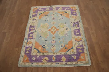 Vegetable Dye Oushak Oriental Rug 3x4