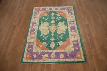 Vegetable Dye Oushak Oriental Rug 3x4