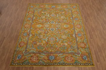 Vegetable Dye Ziegler Wool Large Area Rug 9x12