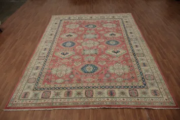Vegetable Dye Kazak Oriental Area Rug 9x12