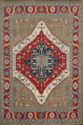 Vegetable Dye Heriz Serapi Oriental Area Rug 8x10