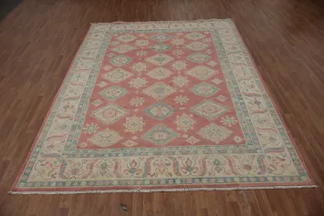 Vegetable Dye Kazak Oriental Area Rug 9x11