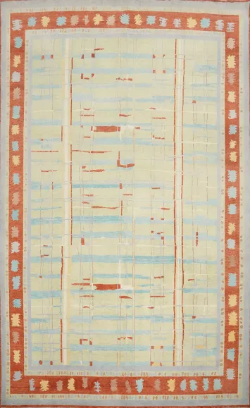 Vegetable Dye Gabbeh Persian Area Rug 10x13