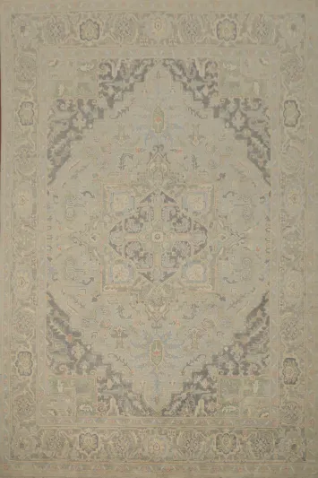 Vegetable Dye Heriz Serapi Handmade Area Rug 8x10