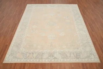 Vegetable Dye Oushak Handmade Area Rug 8x10