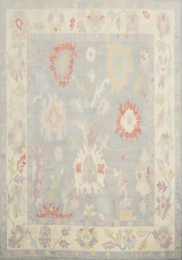 Vegetable Dye Oushak Oriental Area Rug 8x10