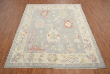 Vegetable Dye Oushak Oriental Area Rug 8x10