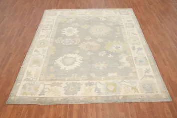Vegetable Dye Oushak Handmade Area Rug 8x10